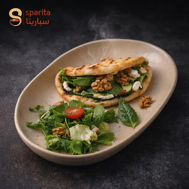 فطيرة الجوز والجبن - Walnut & Cheese Fatayer