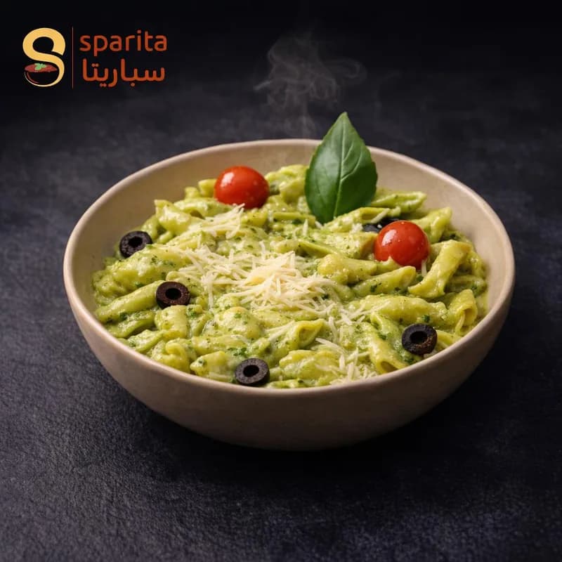 بيني بيستو مع صلصة البيستو الطازجة - Penne Pesto